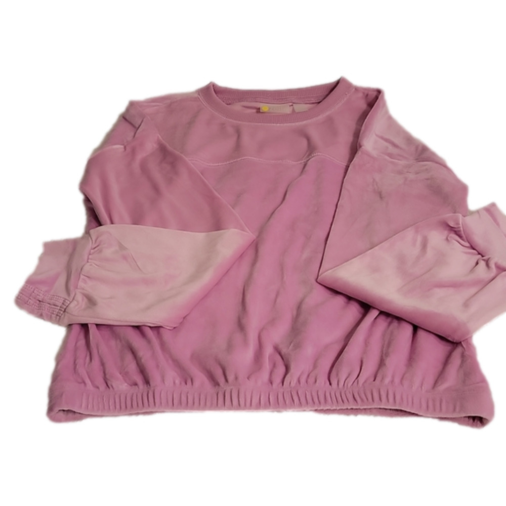 Zella Girl purple opera sweatshirt size large NWT